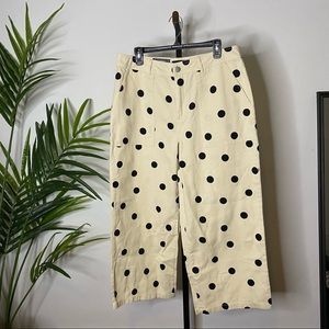 Polka Dot Pants Wide Leg